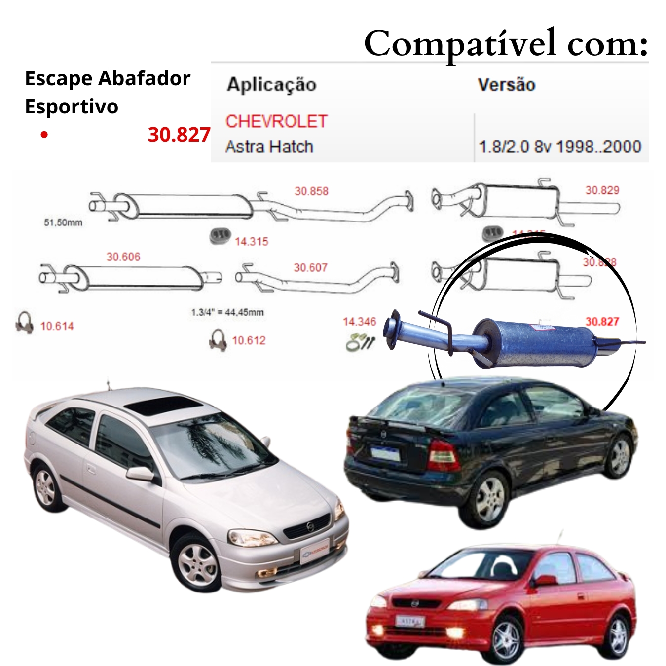 Escapamento Esportivo Turbinho Chevrolet ...