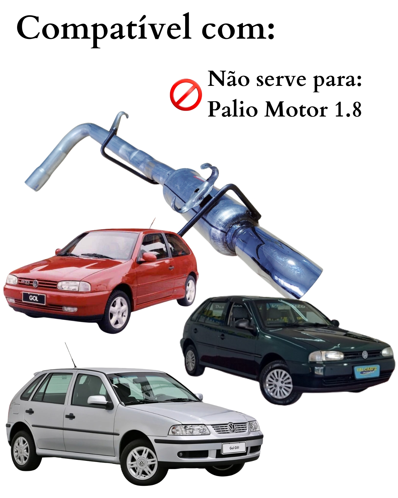 Abafador Esportivo JK Volkswagen Gol G2 A...