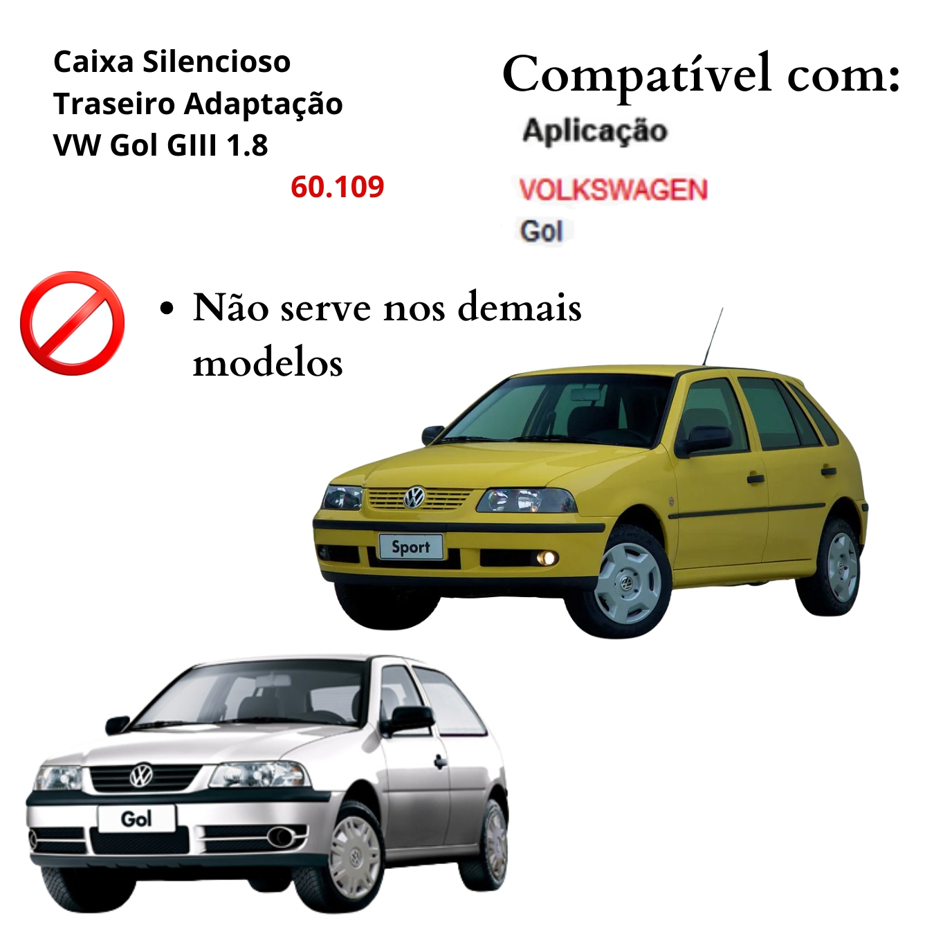 Silencioso Escapamento Bujão Traseiro Vo ...